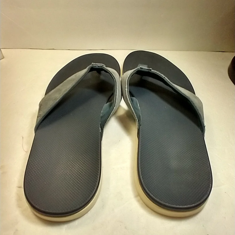 Johnnie-O Dockside Blue Flip Flops Sandals Men's sz 13M.